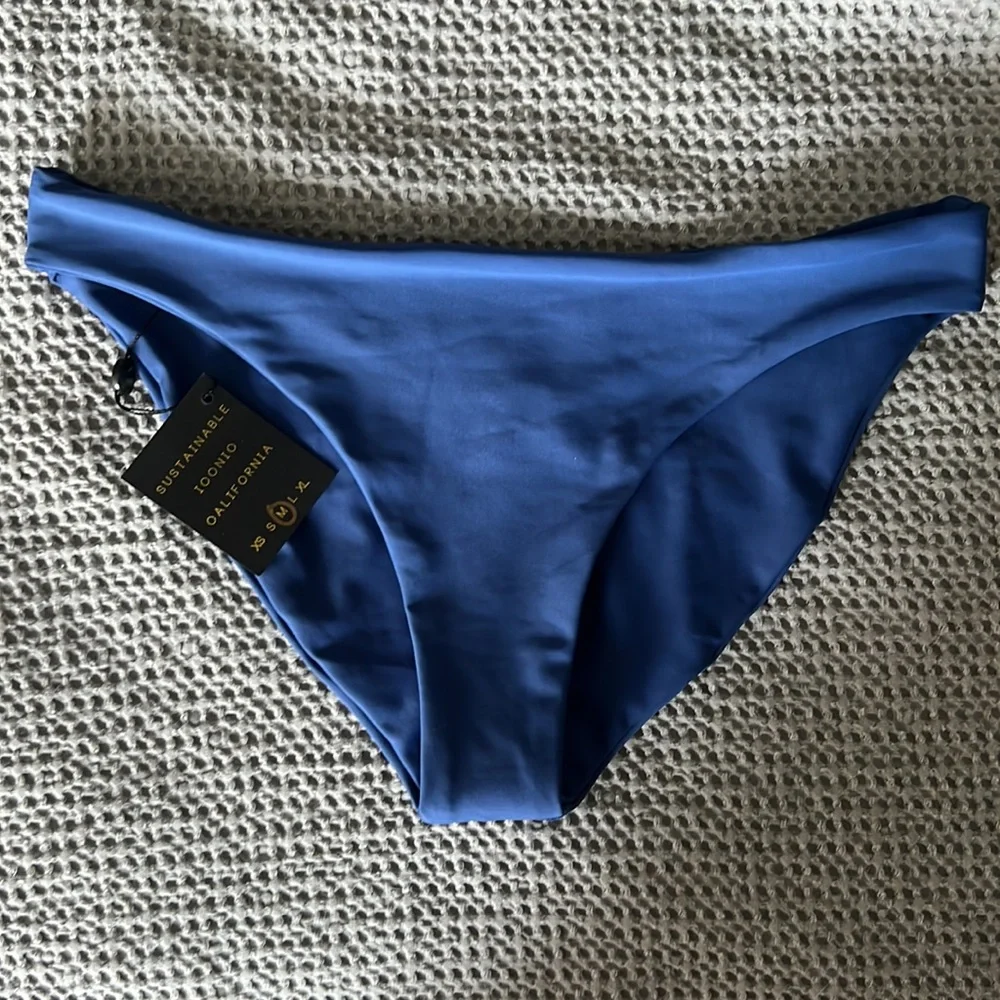 Skatie Blue Two-Piece Bikini Set